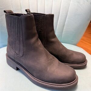 Clarks Orinoco2 Mid women's black leather Chelsea boots size 7.5 NWOT